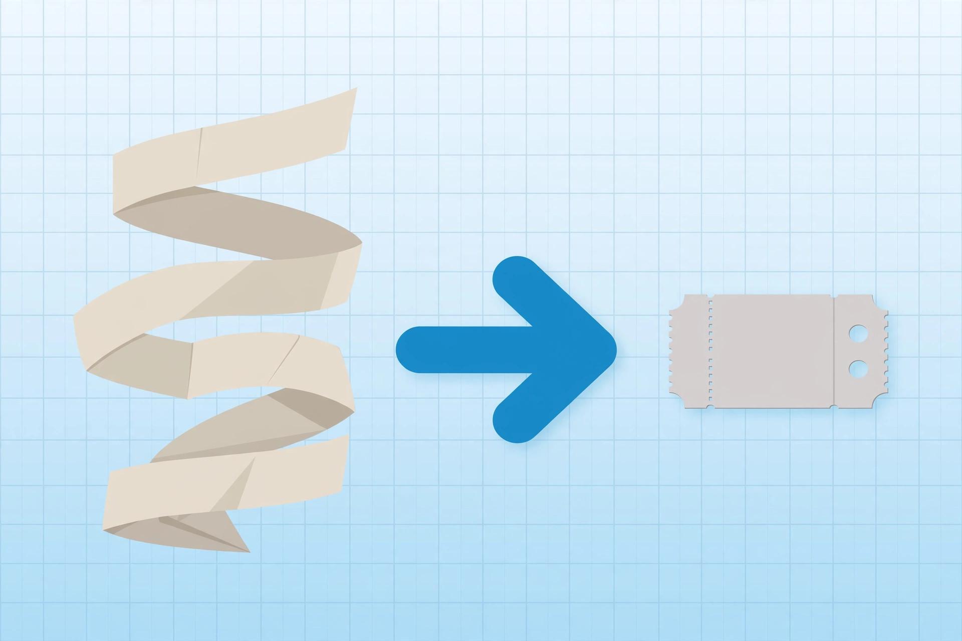 Diagram: a long URL strip being shortened into a compact short link with an arrow between them